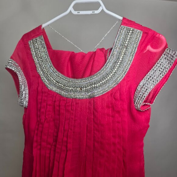 Long Dress (3pcs) Pakistani / Indian Suit SMALL - Picture 4 of 7